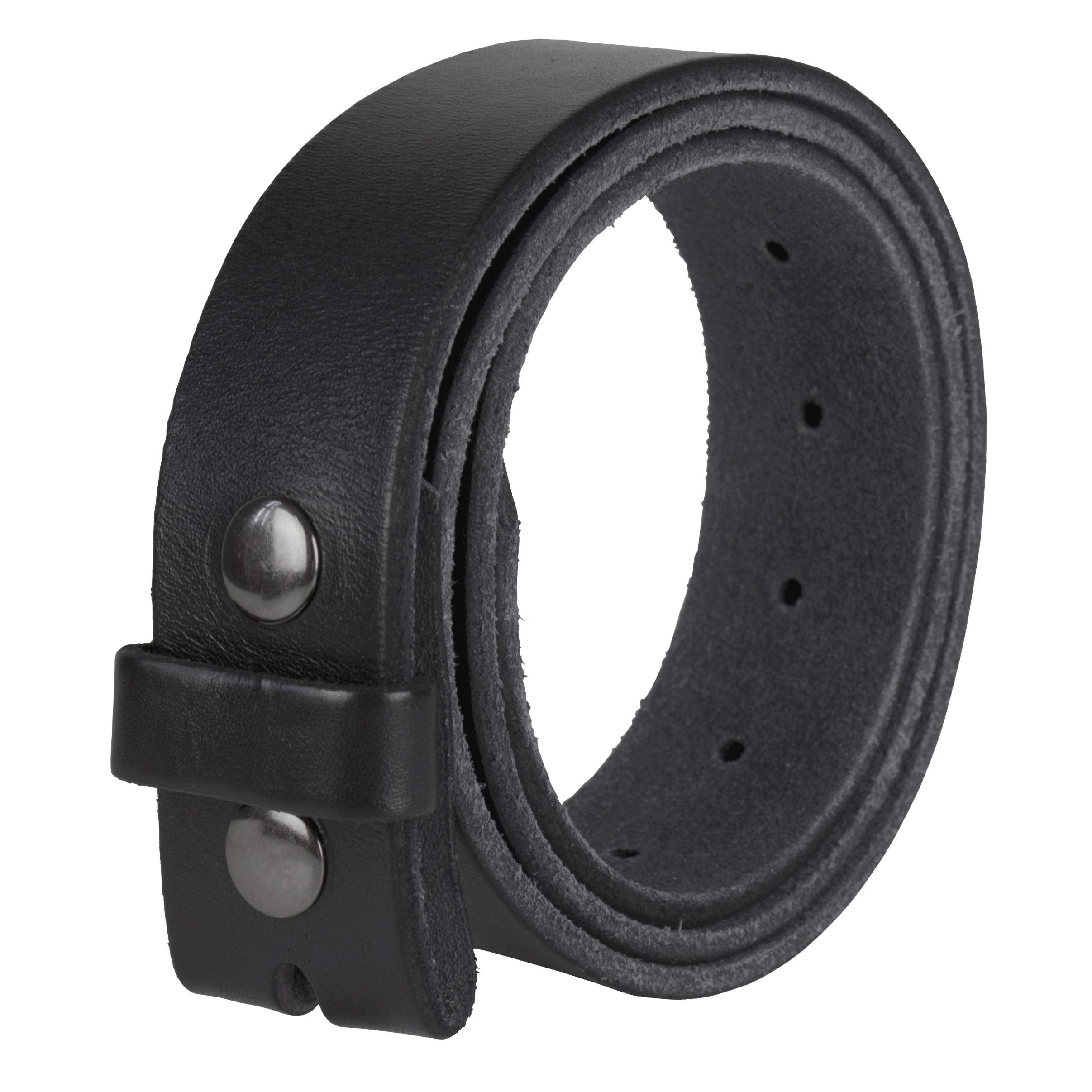 Gelante Genuine Full Grain Leather Belt Strap Without Belt Buckle G2016 Bk M